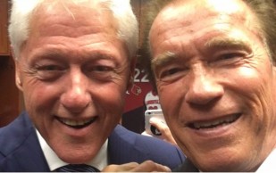 Arnold Schwarzenegger Y Bill Clinton 