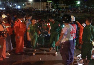 Barco que chocó en Birmania deja 20 muertos